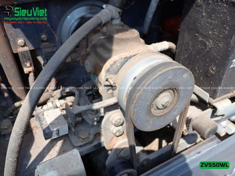 Xe lu rung dắt tay 600Kg Hitachi ZV550WL Nhật Bản (10107)