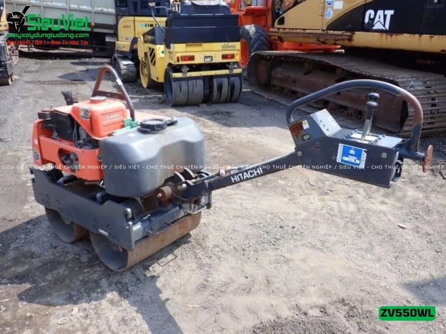 Xe lu rung dắt tay 600Kg Hitachi ZV550WL Nhật Bản (10107)