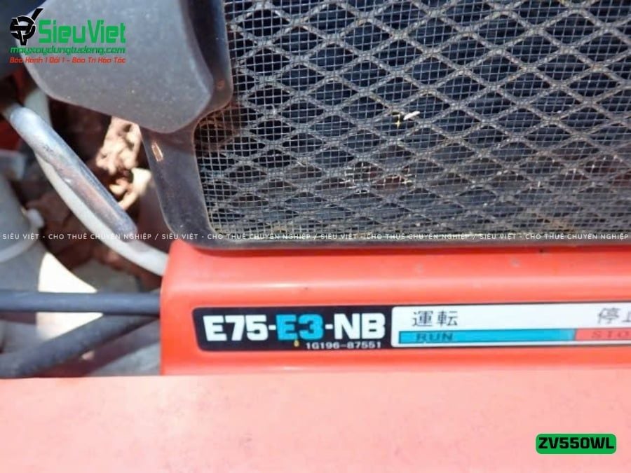 Xe lu rung dắt tay 600Kg Hitachi ZV550WL Nhật Bản (10107)