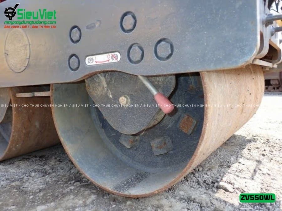 Xe lu rung dắt tay 600Kg Hitachi ZV550WL Nhật Bản (10107)
