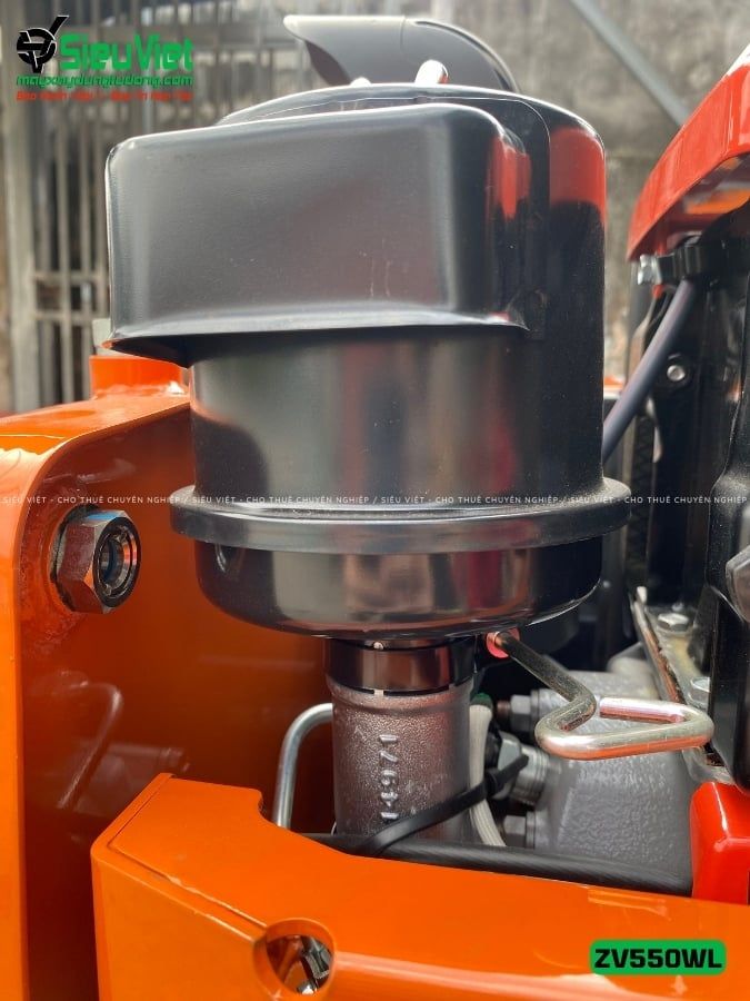 Xe lu rung dắt tay 600Kg Hitachi ZV550WL Nhật Bản (11078)