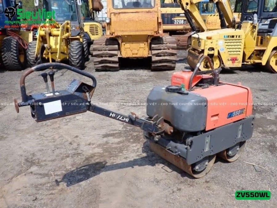 Xe lu rung dắt tay 600Kg Hitachi ZV550WL Nhật Bản (10107)