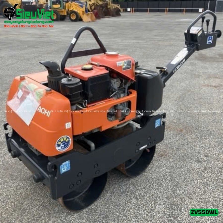 Xe lu rung dắt tay 600Kg Hitachi ZV550WL Nhật Bản (10457)