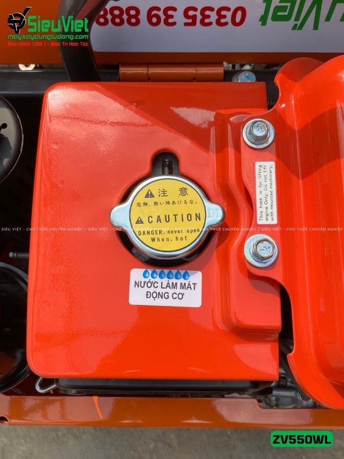 Xe lu rung dắt tay 600Kg Hitachi ZV550WL Nhật Bản (11078)