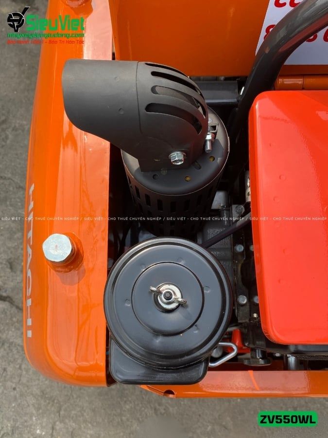 Xe lu rung dắt tay 600Kg Hitachi ZV550WL Nhật Bản (11078)