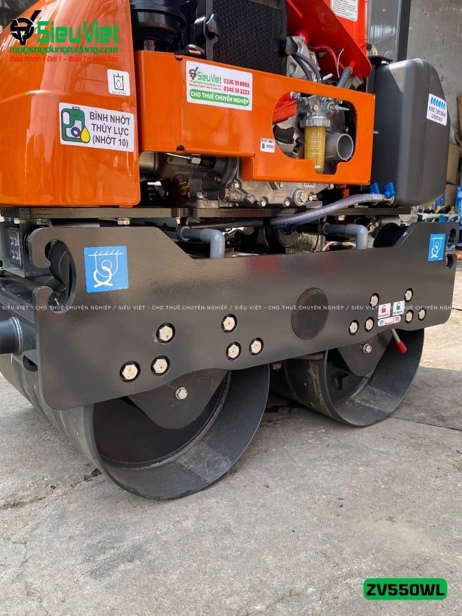 Xe lu rung dắt tay 600Kg Hitachi ZV550WL Nhật Bản (11078)