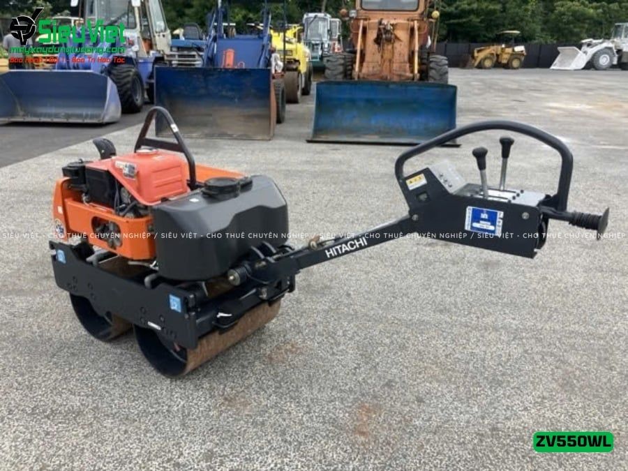 Xe lu rung dắt tay 600Kg Hitachi ZV550WL Nhật Bản (10457)