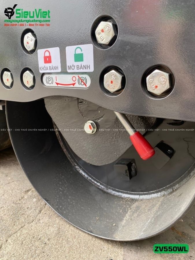 Xe lu rung dắt tay 600Kg Hitachi ZV550WL Nhật Bản (11078)