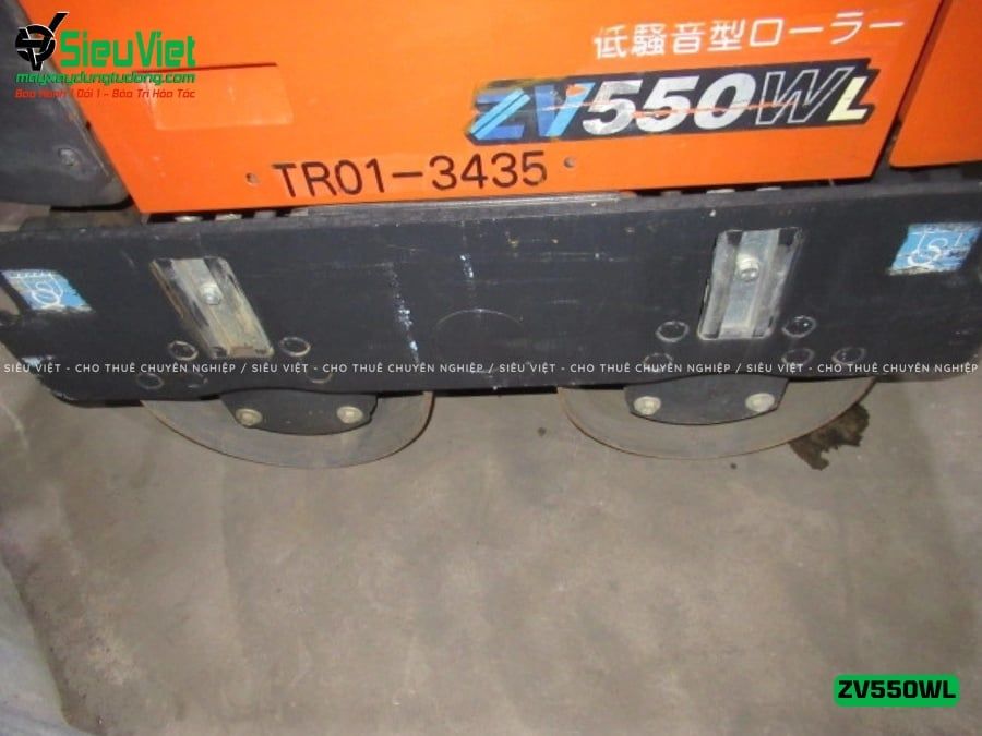 Xe lu rung dắt tay 600Kg Hitachi ZV550WL Nhật Bản (10717)