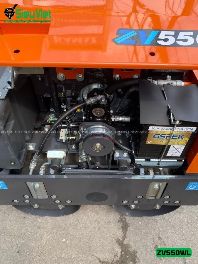 Xe lu rung dắt tay 600Kg Hitachi ZV550WL Nhật Bản (11078)