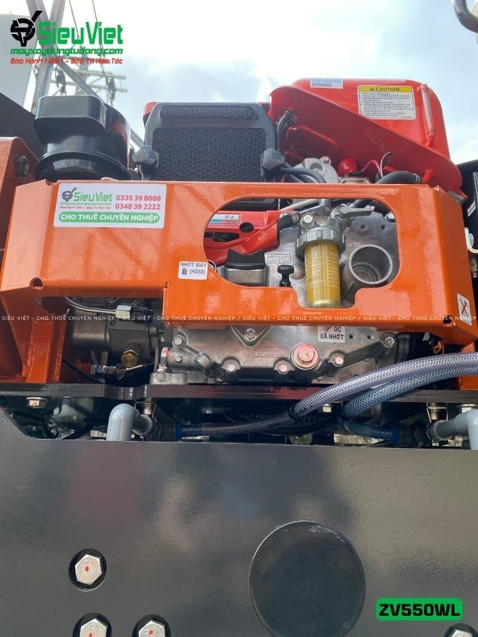 Xe lu rung dắt tay 600Kg Hitachi ZV550WL Nhật Bản (11078)