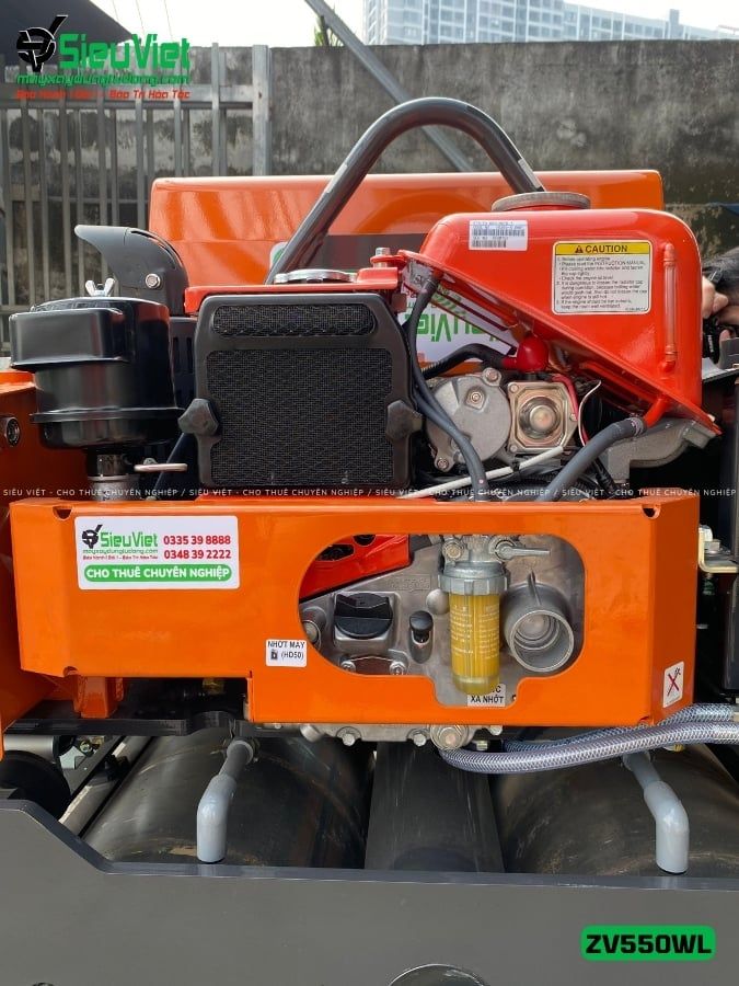 Xe lu rung dắt tay 600Kg Hitachi ZV550WL Nhật Bản (11078)