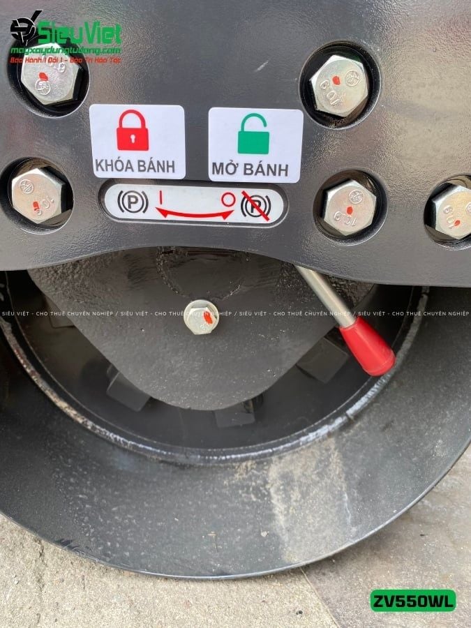 Xe lu rung dắt tay 600Kg Hitachi ZV550WL Nhật Bản (11078)