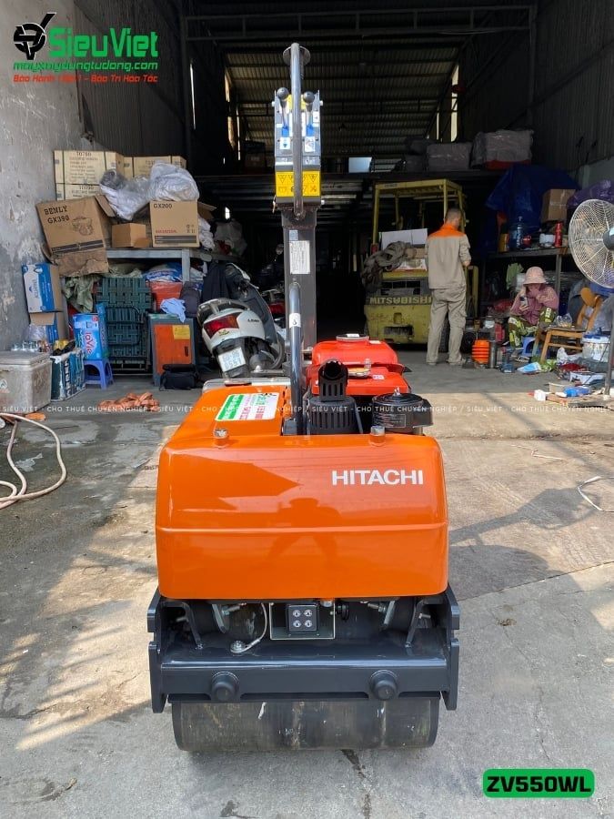 Xe lu rung dắt tay 600Kg Hitachi ZV550WL Nhật Bản (11078)
