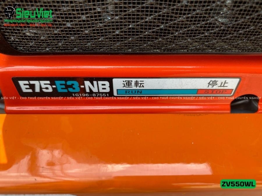 Xe lu rung dắt tay 600Kg Hitachi ZV550WL Nhật Bản (11078)
