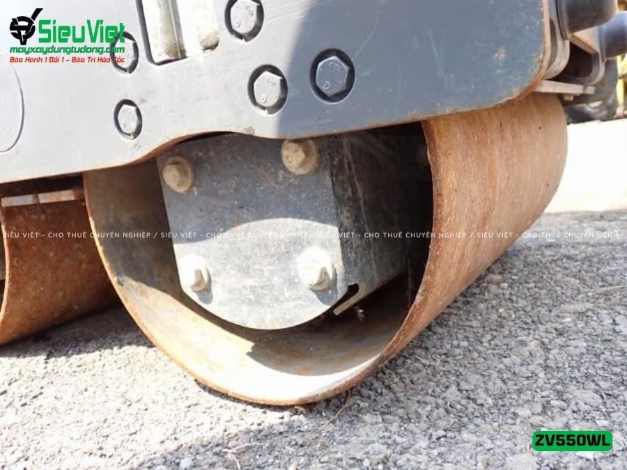 Xe lu rung dắt tay 600Kg Hitachi ZV550WL Nhật Bản (10107)
