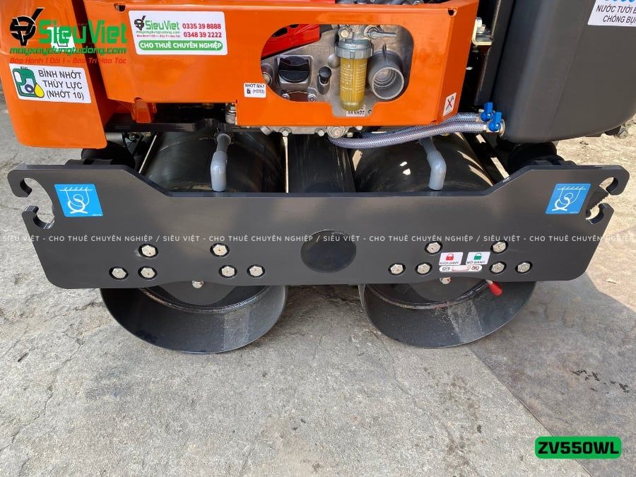 Xe lu rung dắt tay 600Kg Hitachi ZV550WL Nhật Bản (11078)
