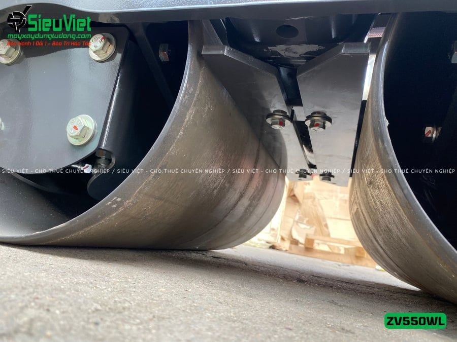 Xe lu rung dắt tay 600Kg Hitachi ZV550WL Nhật Bản (11078)