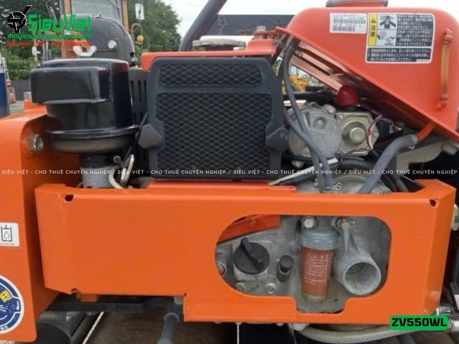 Xe lu rung dắt tay 600Kg Hitachi ZV550WL Nhật Bản (10457)