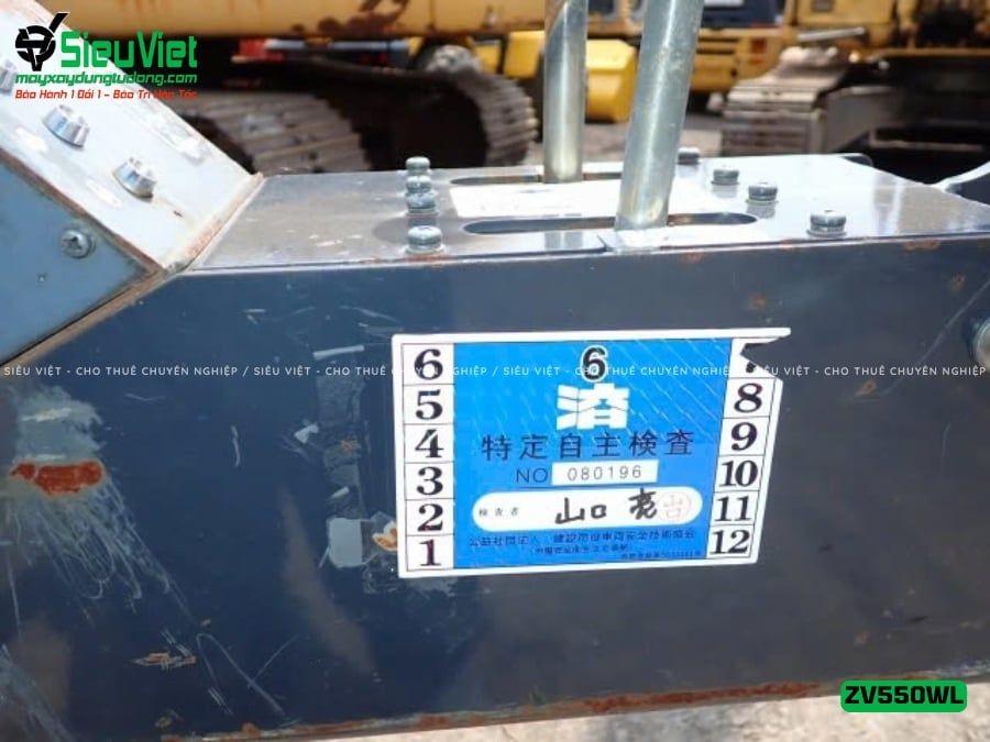 Xe lu rung dắt tay 600Kg Hitachi ZV550WL Nhật Bản (10107)