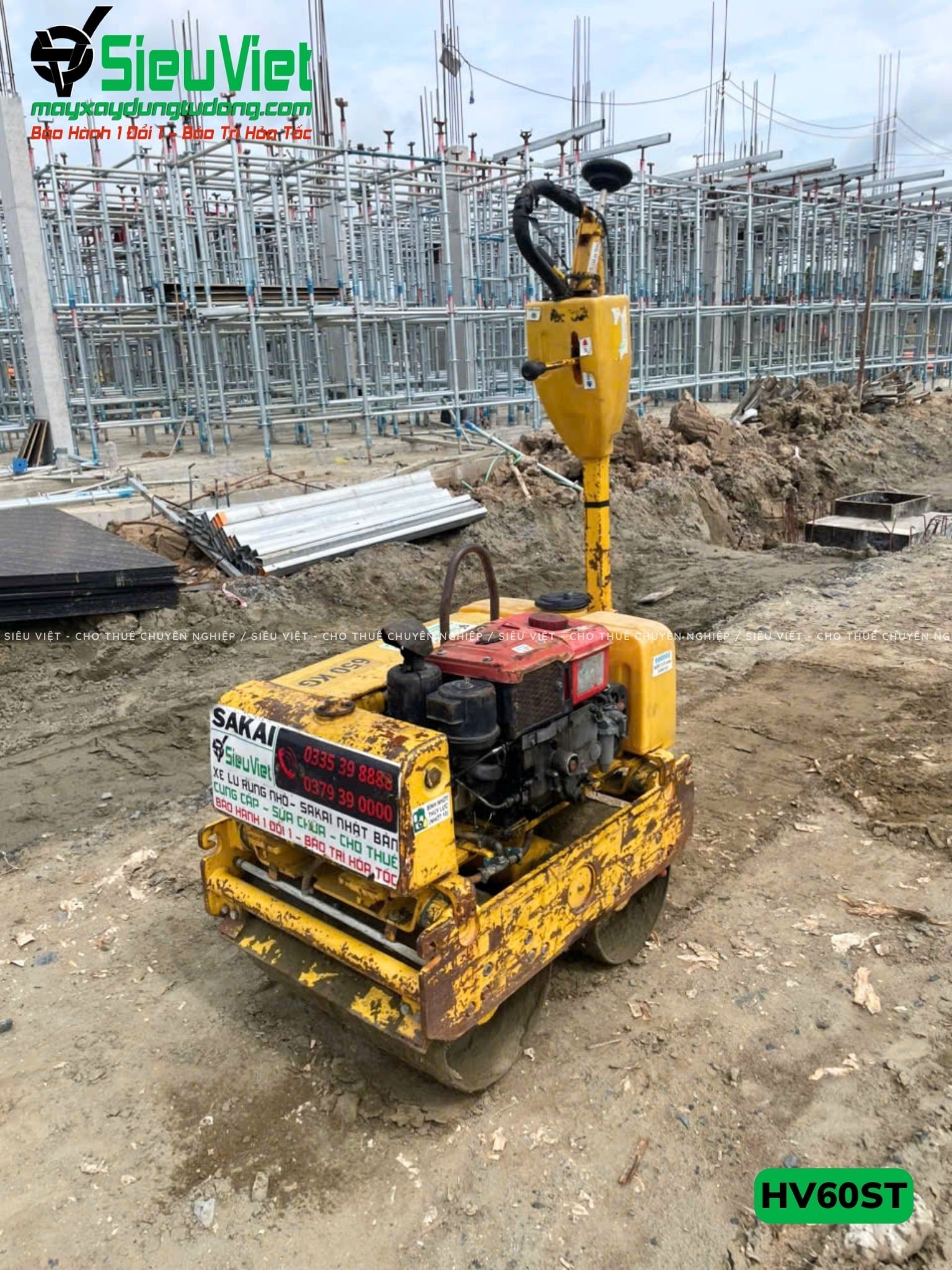 Xe lu dắt tay 640Kg Sakai HV60ST Nhật Bản (VHV1241524)