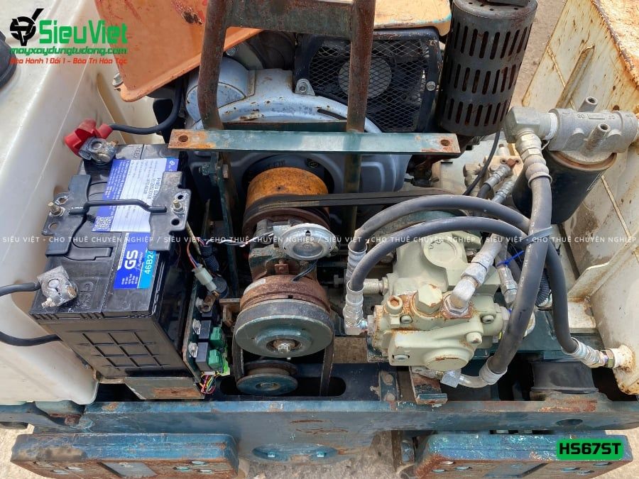 Xe lu rung dắt tay 750Kg Sakai HS67ST Nhật Bản (5HS210126)