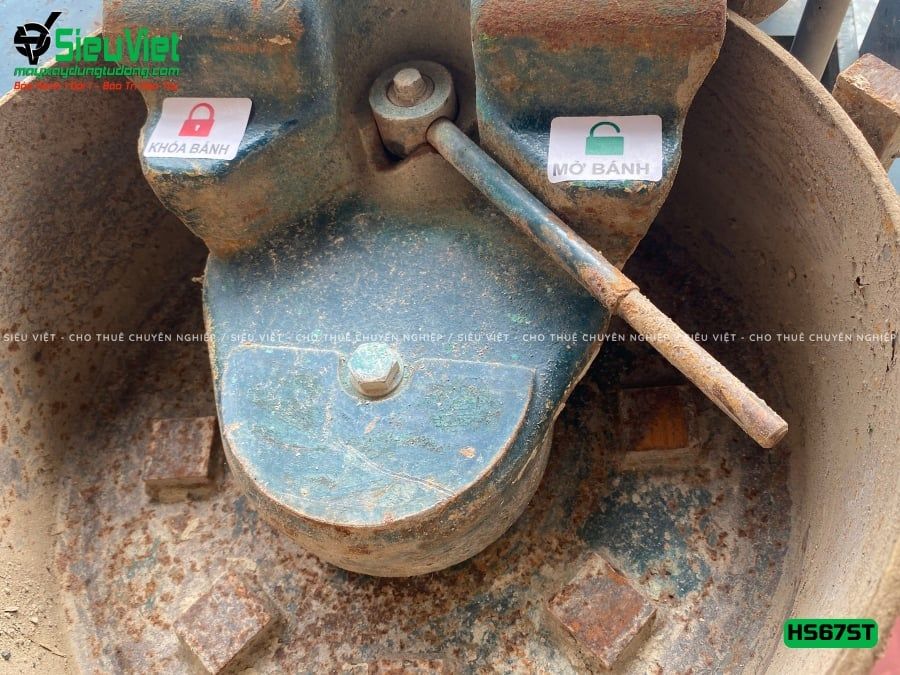 Xe lu rung dắt tay 750Kg Sakai HS67ST Nhật Bản (5HS210126)