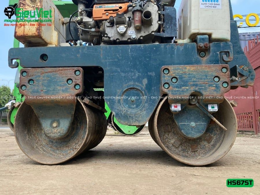 Xe lu rung dắt tay 750Kg Sakai HS67ST Nhật Bản (5HS210126)