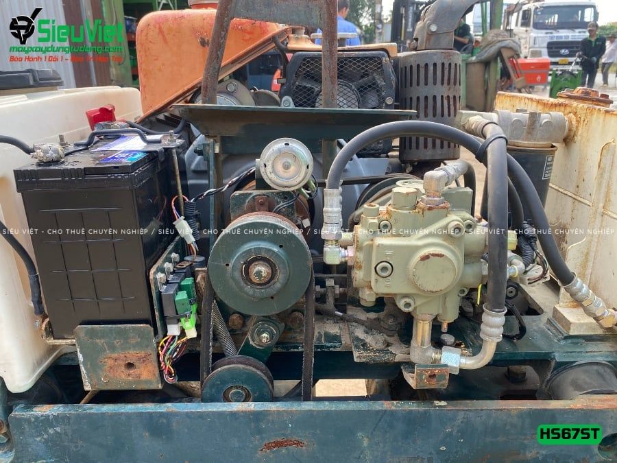 Xe lu rung dắt tay 750Kg Sakai HS67ST Nhật Bản (5HS210126)