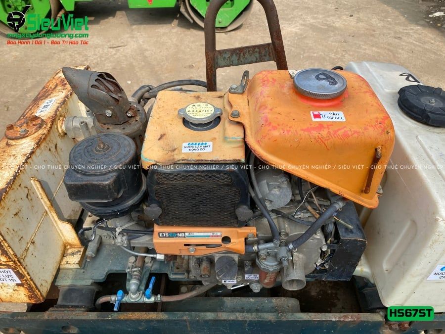 Xe lu rung dắt tay 750Kg Sakai HS67ST Nhật Bản (5HS210126)