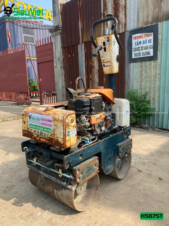 Xe lu rung dắt tay 750Kg Sakai HS67ST Nhật Bản (5HS210126)