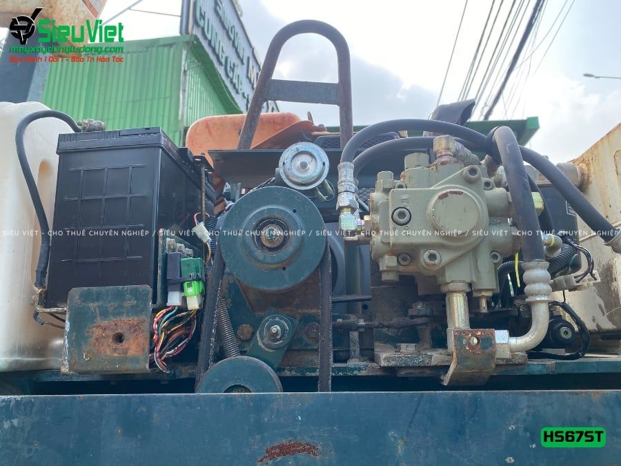 Xe lu rung dắt tay 750Kg Sakai HS67ST Nhật Bản (5HS210126)