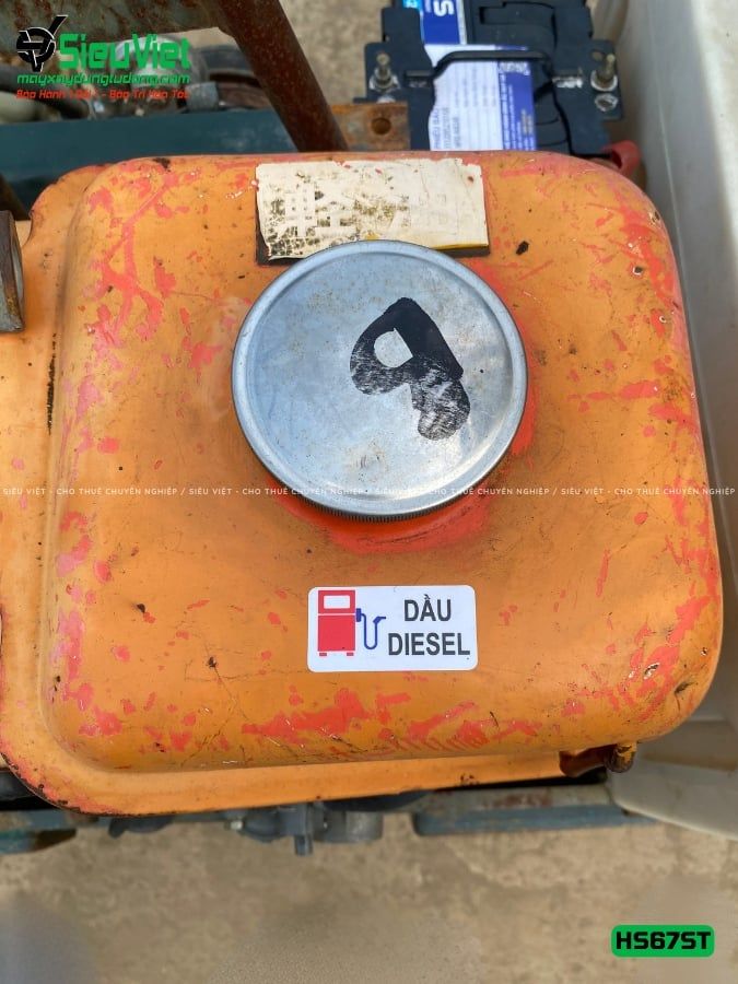 Xe lu rung dắt tay 750Kg Sakai HS67ST Nhật Bản (5HS210126)
