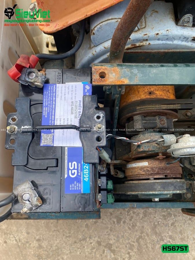 Xe lu rung dắt tay 750Kg Sakai HS67ST Nhật Bản (5HS210126)