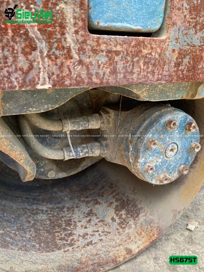 Xe lu rung dắt tay 750Kg Sakai HS67ST Nhật Bản (5HS210126)