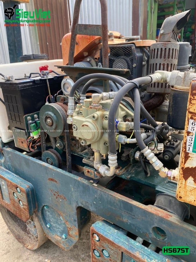 Xe lu rung dắt tay 750Kg Sakai HS67ST Nhật Bản (5HS210126)