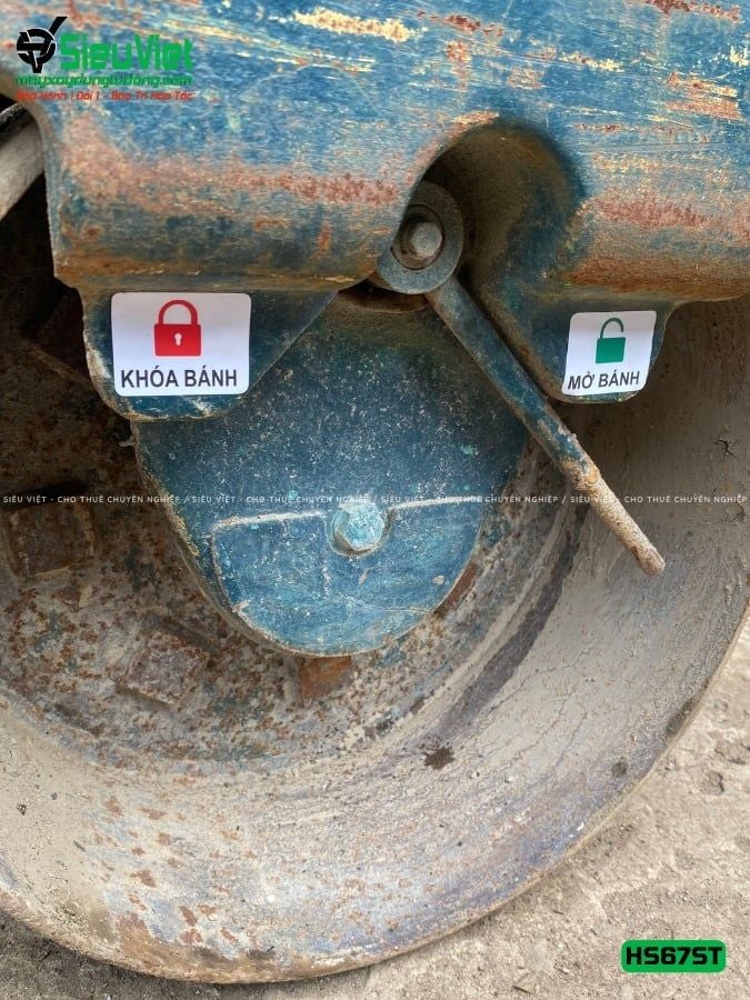 Xe lu rung dắt tay 750Kg Sakai HS67ST Nhật Bản (5HS210126)