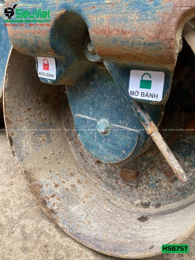 Xe lu rung dắt tay 750Kg Sakai HS67ST Nhật Bản (5HS210126)