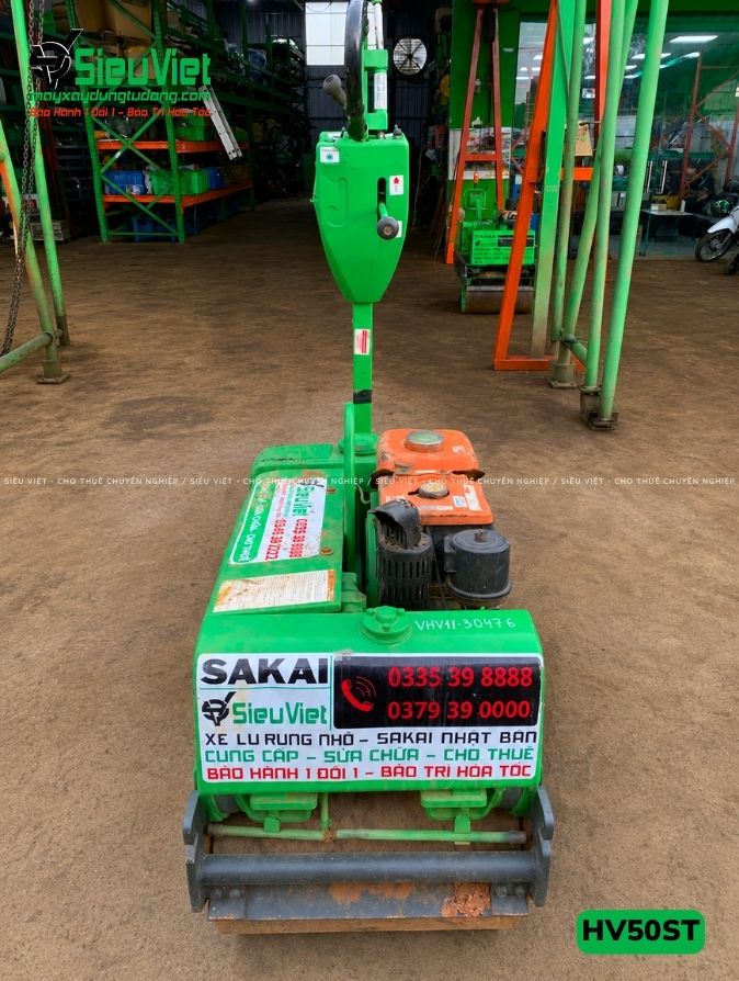 Xe lu rung dắt tay 560kg Sakai HV50ST Nhật Bản (VHV1130476)