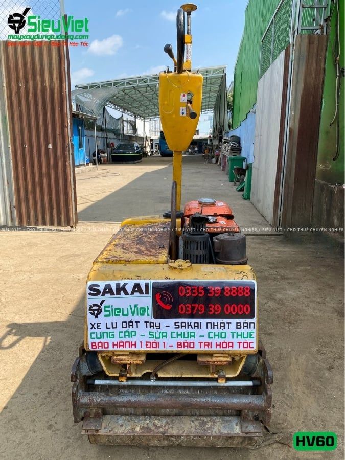 Xe lu rung dắt tay 650Kg Sakai HV60 Nhật Bản (VHV1232294)