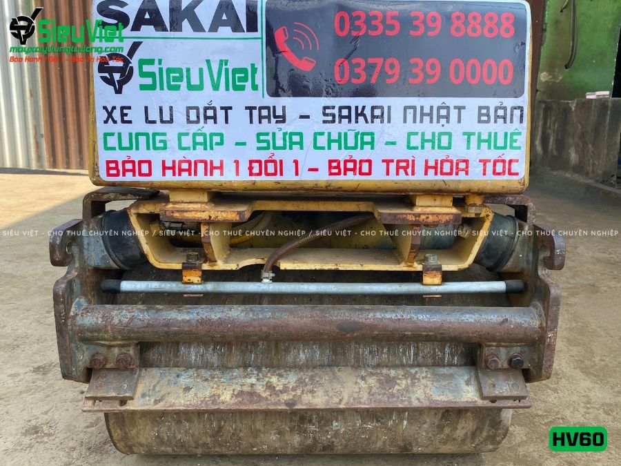 Xe lu rung dắt tay 650Kg Sakai HV60 Nhật Bản (VHV1232294)