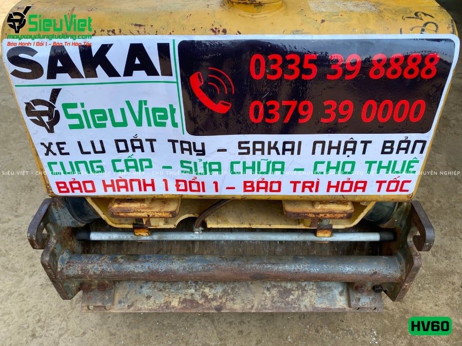 Xe lu rung dắt tay 650Kg Sakai HV60 Nhật Bản (VHV1232294)