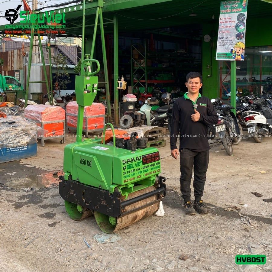Xe lu rung dắt tay 650Kg Sakai HV60ST Nhật Bản (VHV1230979)