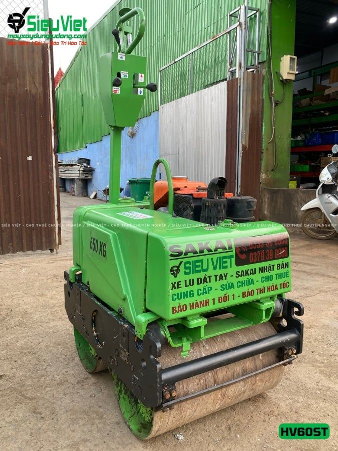 Xe lu rung dắt tay 650Kg Sakai HV60ST Nhật Bản (VHV1230979)