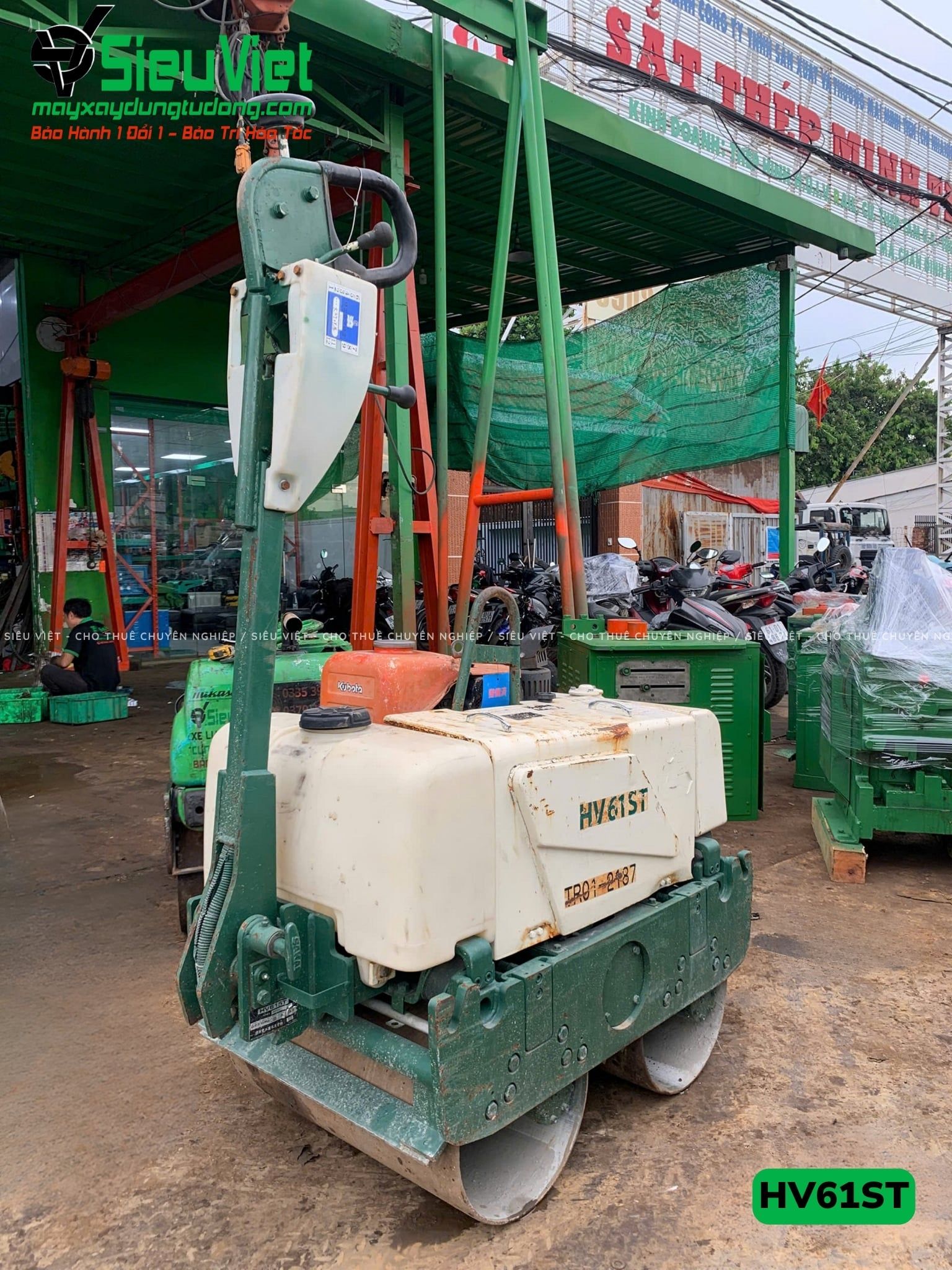 Xe lu rung dắt tay 660Kg Sakai HV61ST Nhật Bản (5HV2120421)