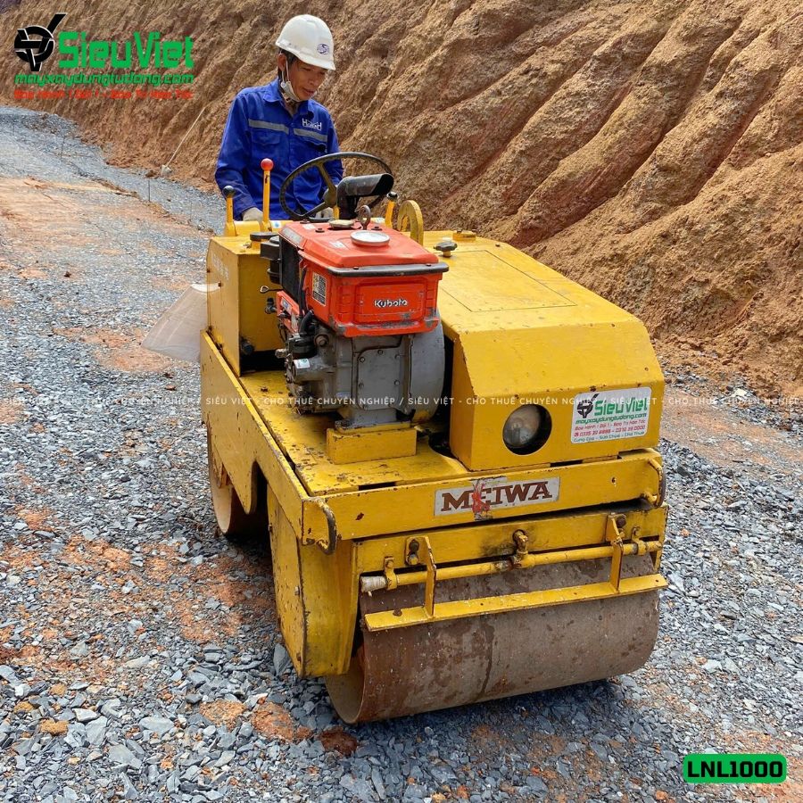 Thuê Ngày Xe lu rung nhỏ 1-1.2 tấn Nhật Bản - LNL12