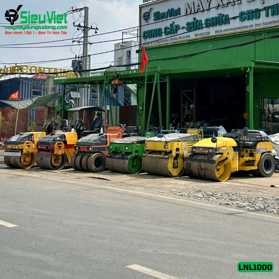 Thuê Tháng Xe lu rung nhỏ 1-1.2 tấn Nhật Bản - LNL12