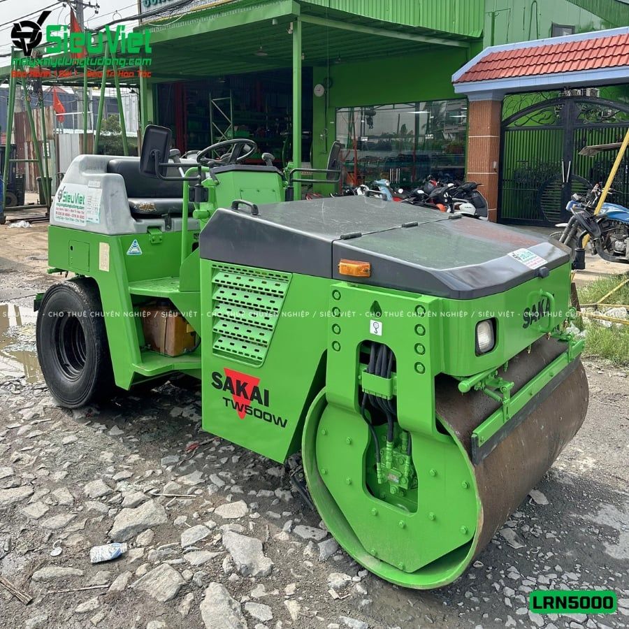 Thuê Ngày Xe lu rung nhỏ 5-7 Tấn Nhật Bản - LNL57