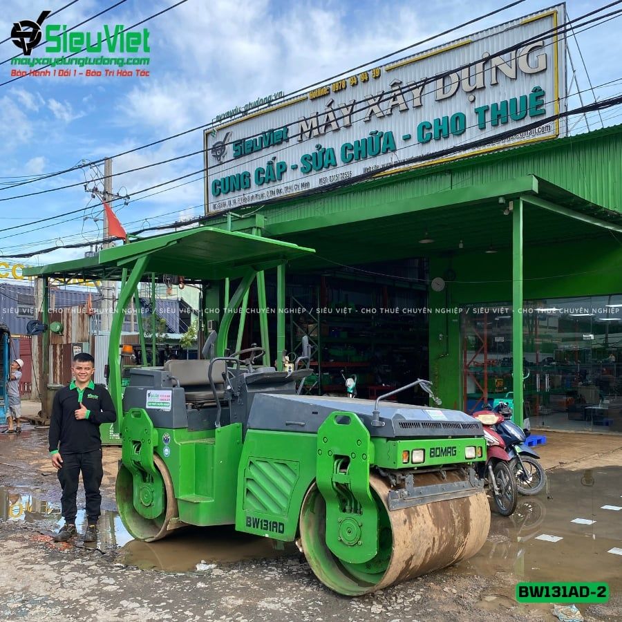Xe lu rung nhỏ 4 tấn Bomag BW131AD-2 Đức (01513)