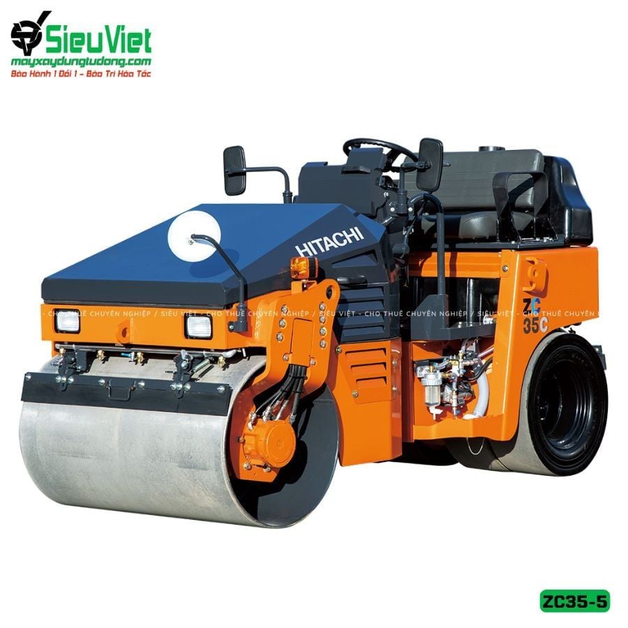 Xe lu rung nhỏ 2.8 tấn Hitachi ZC35C-5 Nhật Bản - Chính hãng, giá tốt